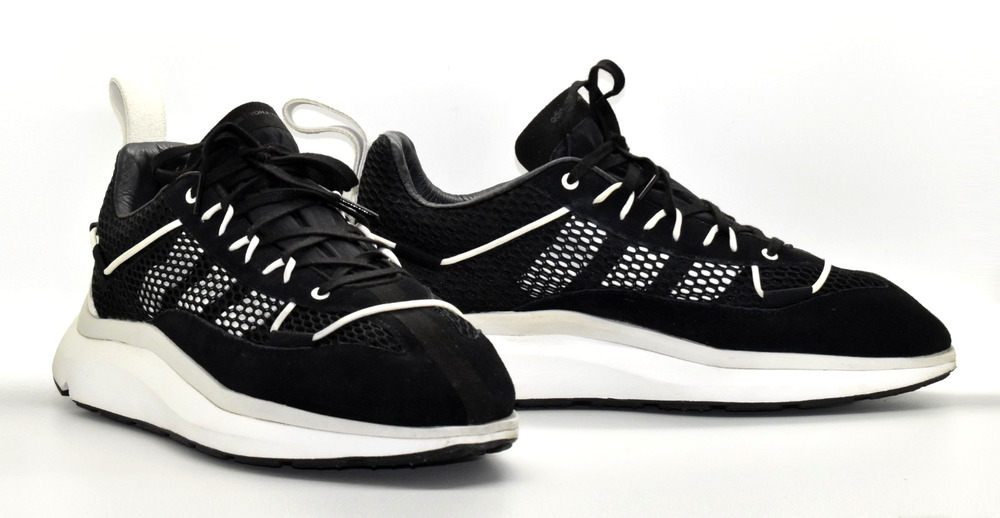 D2 Auth ADIDAS Y-3 Shiku Black/White Orbit Grey Running Shoes GW8652 Size 11.5